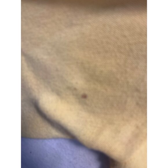 Izod Lacoste XL V-Neck Sweater Yellow Acrylic Crocodile Logo - Picture 10 of 11